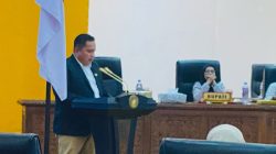 Pansus 1 Sampaikan Laporan Keterangan LKPJ Bupati Kampar 2024 Pada Sidang Paripurna DPRD