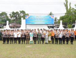 Bupati Kampar Hadiri Apel Gelar Pasukan Operasi Keselamatan Lancang Kuning